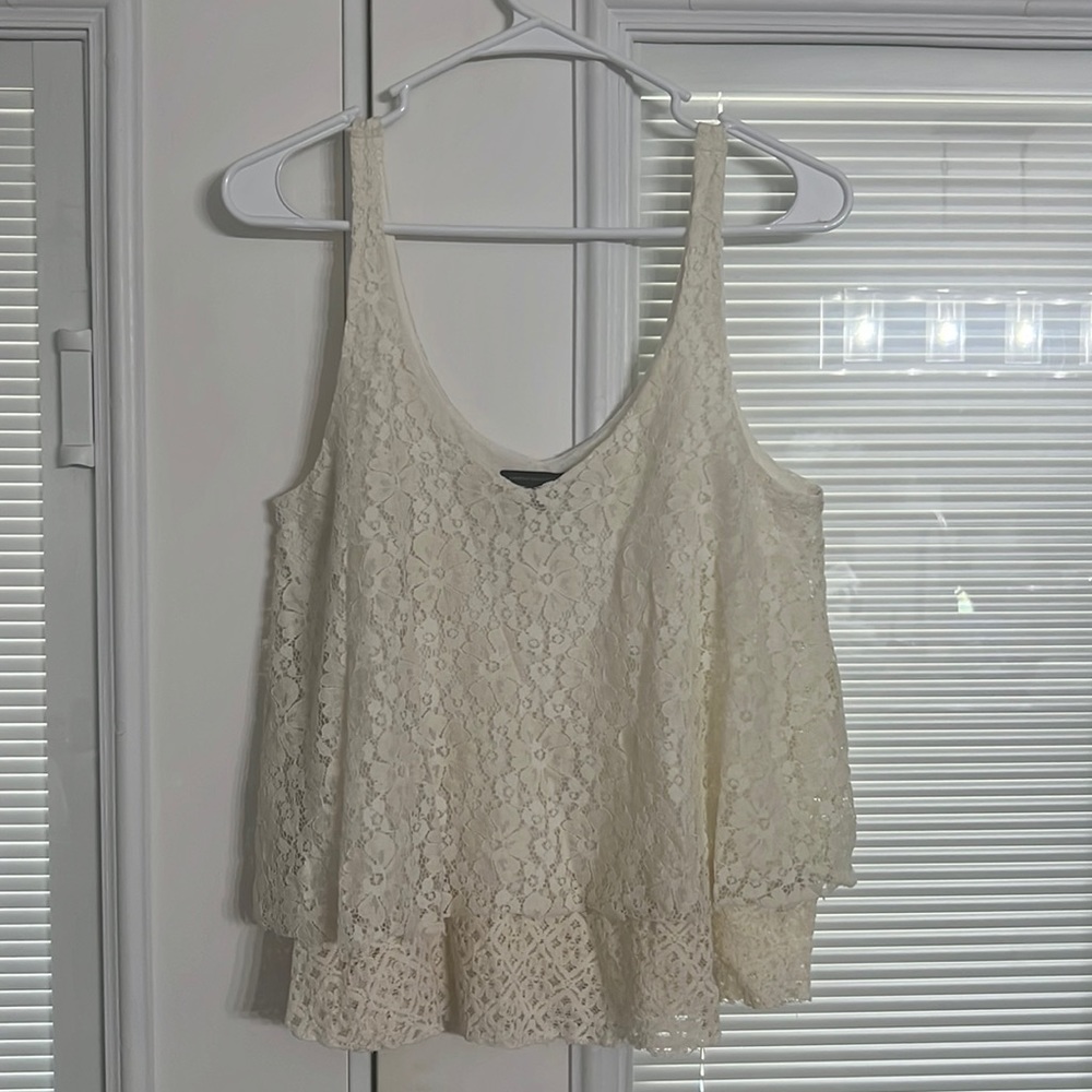Lacy tank top